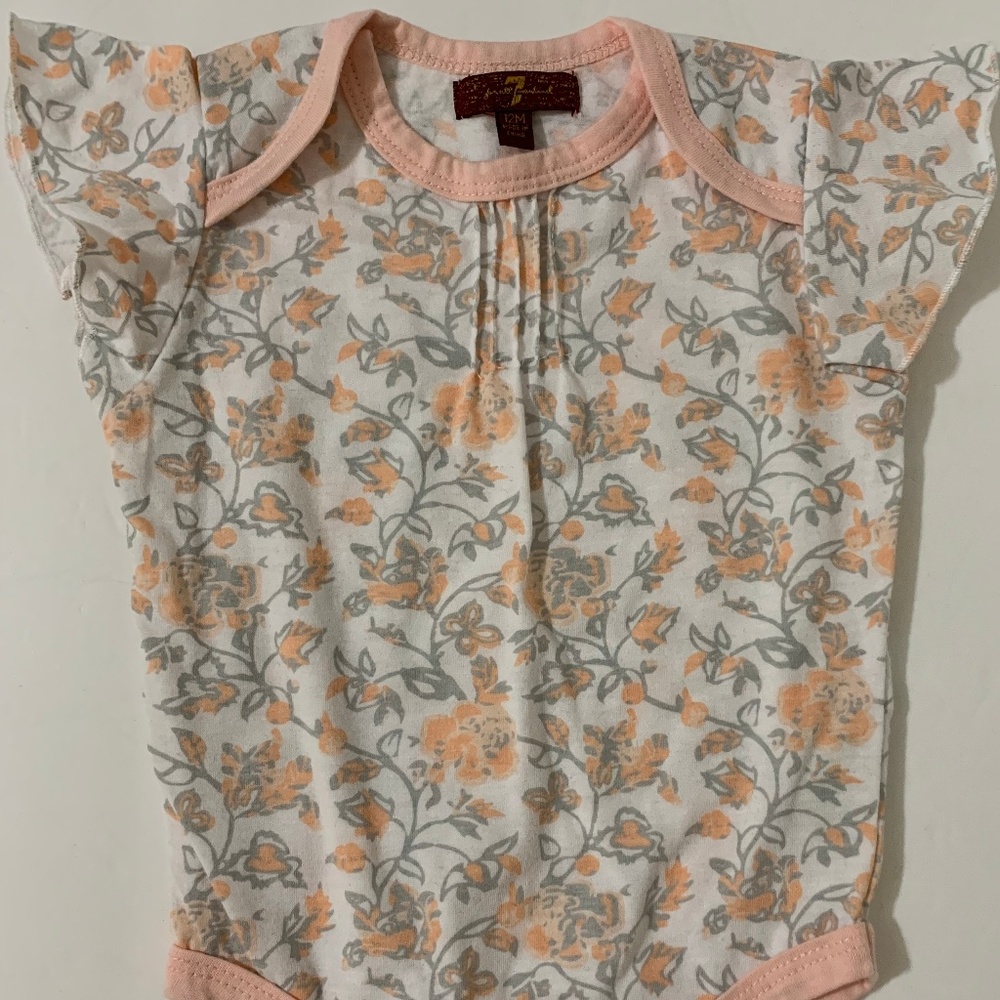 Baby 7 For All Mankind Onesie  12 M